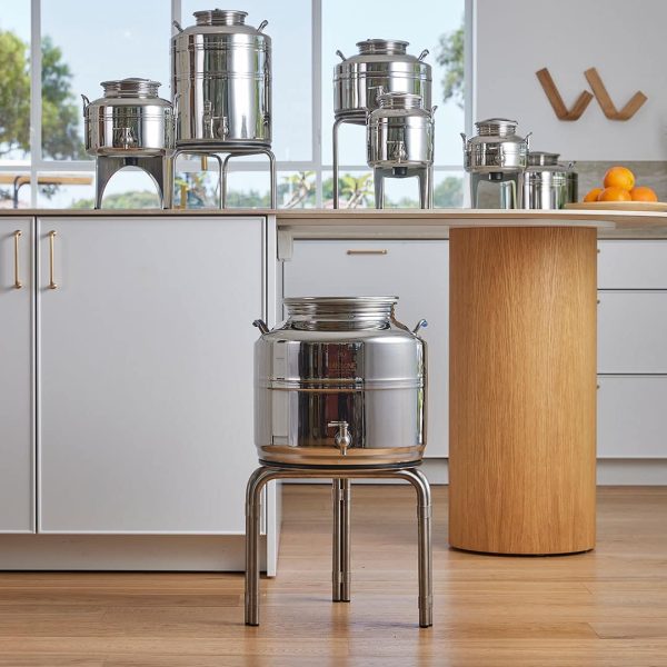 AMOX-62 מיכל נירוסטה פרימיום 30 ליטר לאחסון שמן זית