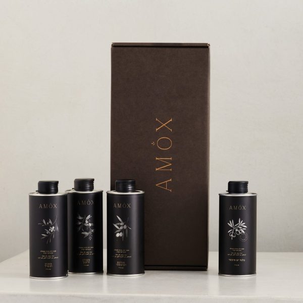 MEDIUM_AMOX_SANSONE_HOME_400ml_191 מארז קוואטרו: שמן זית משובח ב-4 טעמים