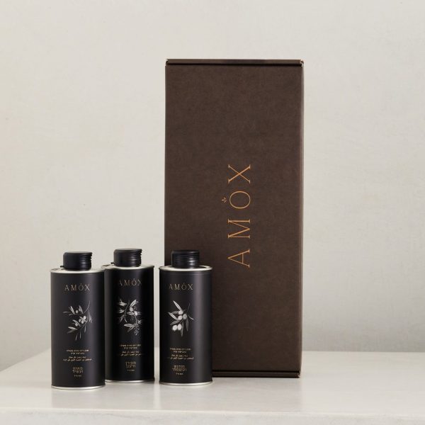 Trio package מארז טריו: שמן זית משובח ב-3 טעמים