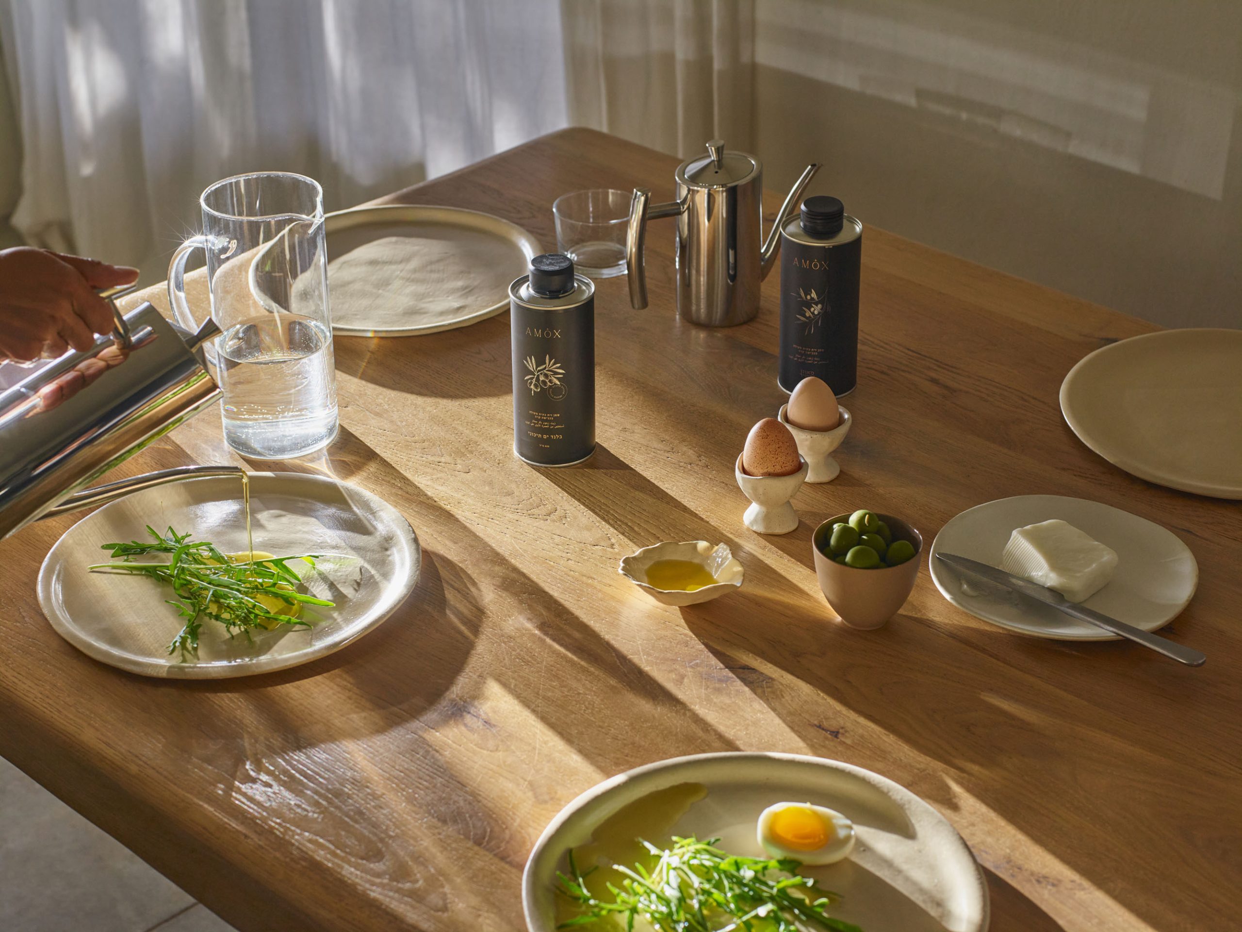 שמן זית אמוקס מאוזן ועשיר - פח 400 מ"ל